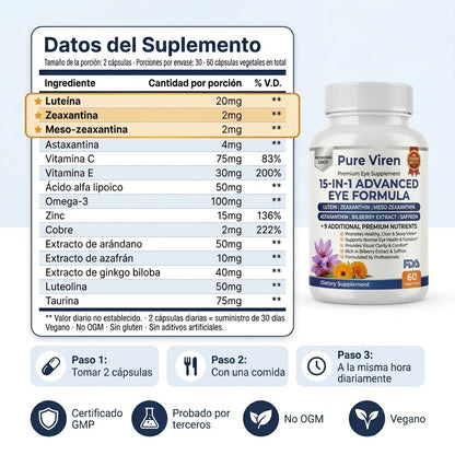 VisioPro 15 en 1 - Visión clara en 2 semanas.